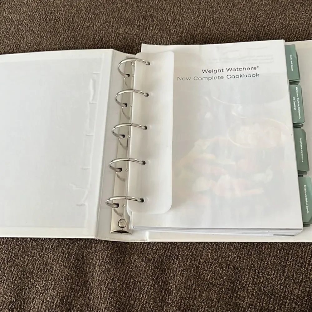 Vintage 2006 Weight Watchers Colorful 452- Page Cookbook w/  Endless Recipe- NEW